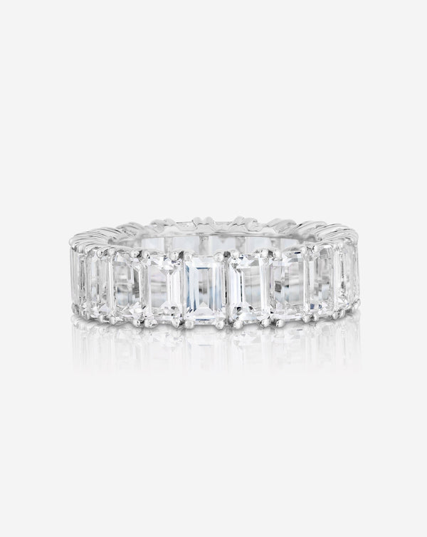 Ring Concierge Rings Emerald Cut White Topaz Ring