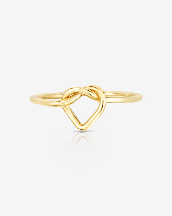 Ring Concierge Rings 14k Yellow Gold / 2 Tangled Heart Ring