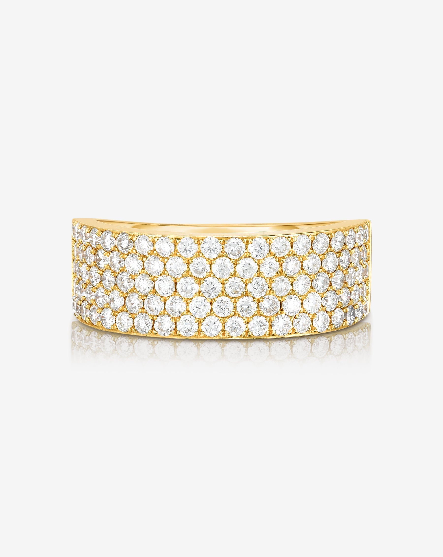 Five Row Stackable Pavé Ring – Ring Concierge