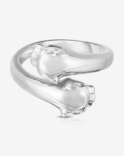 Ring Concierge Rings Double Panther white gold Ring