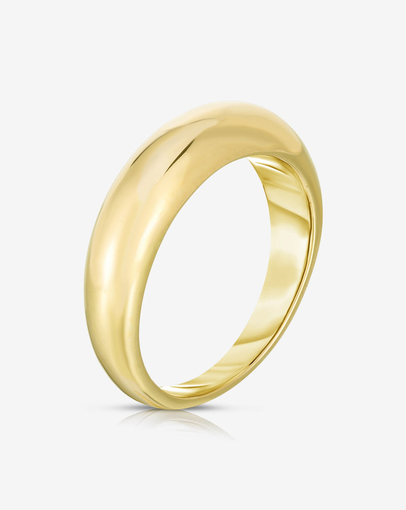 Ring Concierge Rings Gold Cloud Ring 14k yellow gold side view