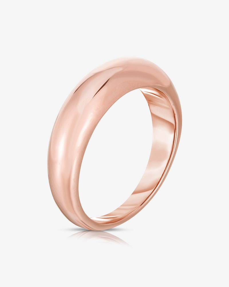 Ring Concierge Rings Gold Cloud Ring 14k rose gold side view