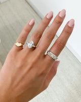 Hero Signet with Diamond Initial Pinky Ring – Boco Jewelry