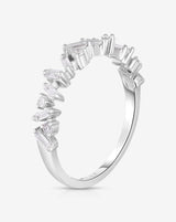 Mixed Shape Diamond Ring 14K White Gold / 6.5