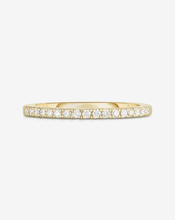 Ring Concierge Rings Stackable Pavé Diamond Ring 14k yellow gold