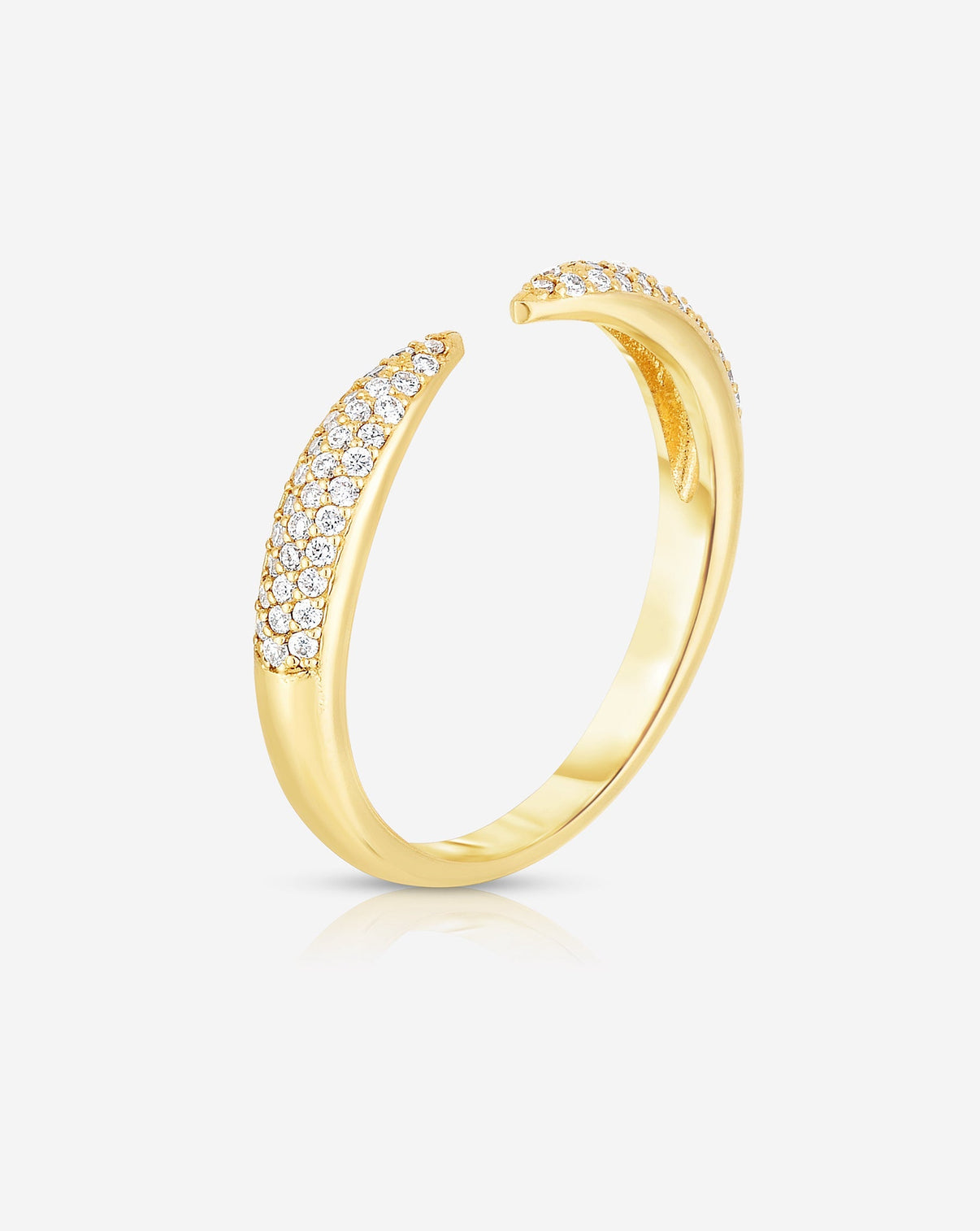 Ring Concierge Rings Triple Row Diamond Claw Ring